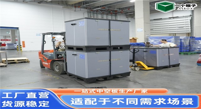 绑带款塑料围板箱